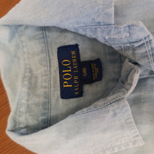 Polo Boys' Shirt like new, light blue, age 8