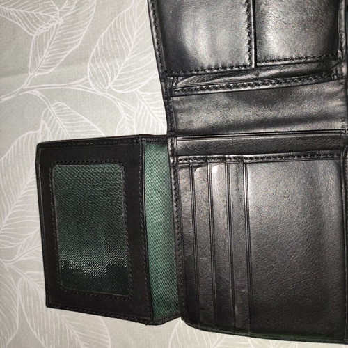 La Martina men's wallet used, gray and black