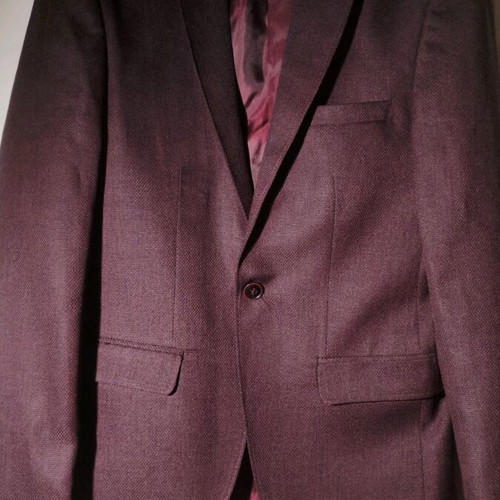 Burgundy men's jacket like new, size 48