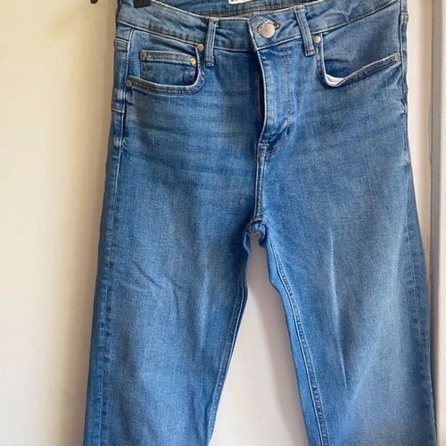 Zara straight women's jeans like new, blue, sizes S-M