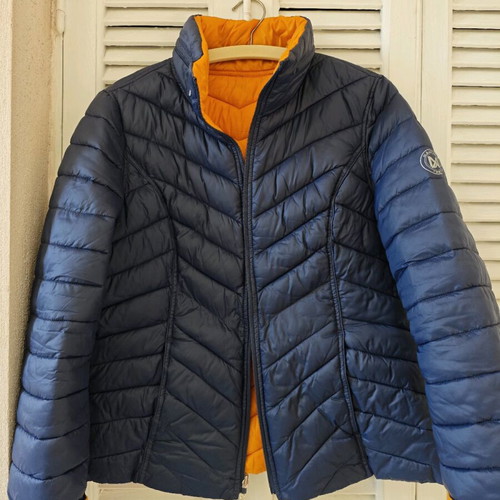 Nautica women's jacket like new, reversible blue and orange