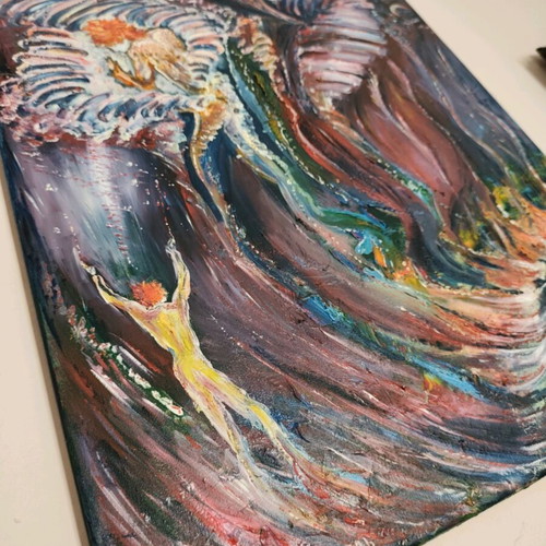 Painting Likno like new, canvas with oil paint 76×54
