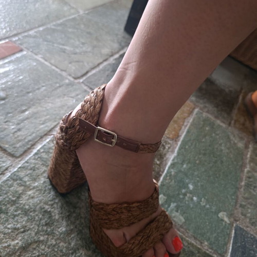 Castaner platform sandals size 37 like new, brown, comfortable