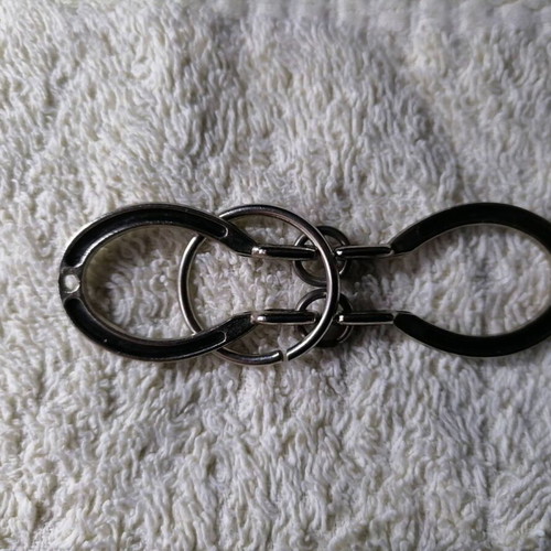 Lock Puzzle Metal Ring used, logic puzzle