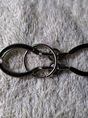 Lock Puzzle Metal Ring used, logic puzzle