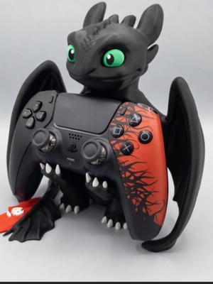 Night Fury 3D εκτυπωμένη βάση χειριστηρίου gaming καινούργια