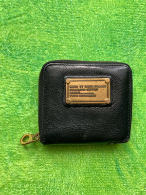 Marc Jacobs δερμάτινο πορτοφόλι μεταχειρισμένο, μαύρο