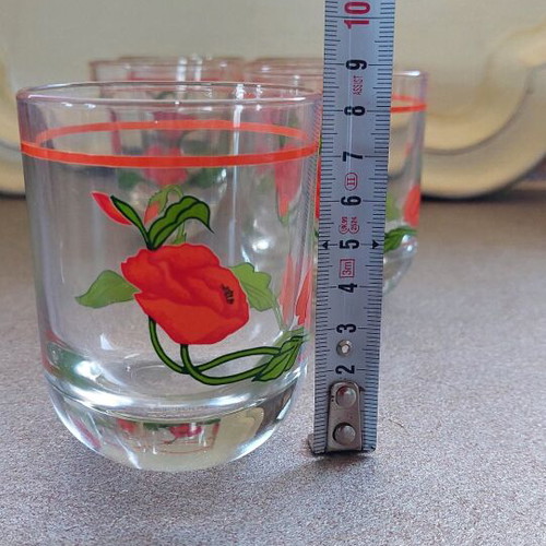 Wine glasses like new, set of 6 pieces