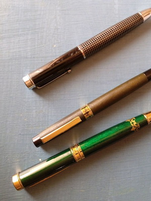 Σετ τρεις πένες μαζί σαν καινούργιο