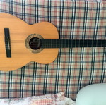Classical guitar 6-string used, one string broken