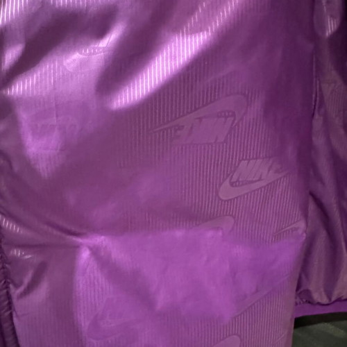 Nike puffer vest like new, purple, size S