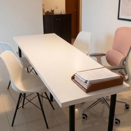 Office desk used from student home in Heraklion Crete