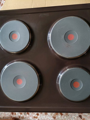 Ceramic kitchen stove eyes old type like new