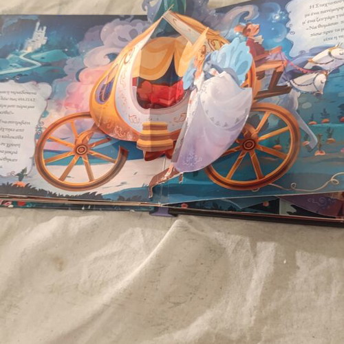 Three-Dimensional Fairy Tale Cinderella pop-up book