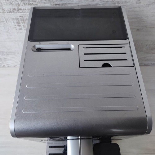 Saeco Moltio One Touch Cappuccino espresso machine with milk carafe and bean switcher