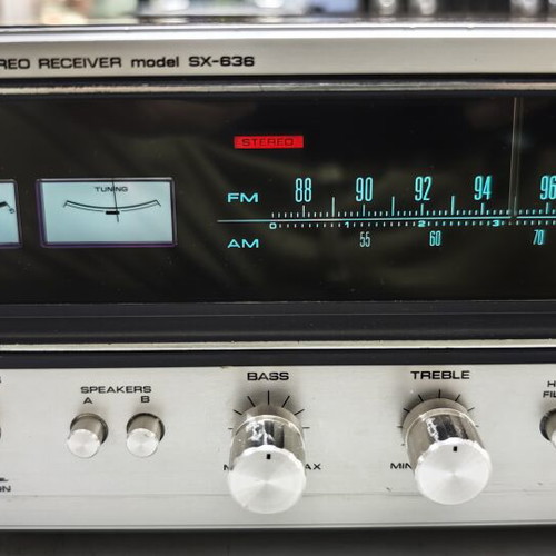 Pioneer SX 636 stereo receiver used, good condition