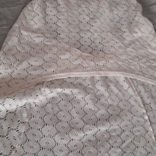 Knitted beach shirt beige like new, one size