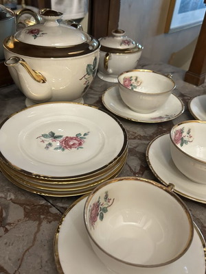 Hutschenreuther Arzberg Bavaria Evelyn tea set like new, German porcelain