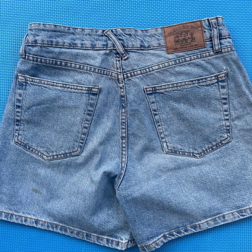 Y2K high-waisted star patchwork denim shorts Pull & Bear like new, size M