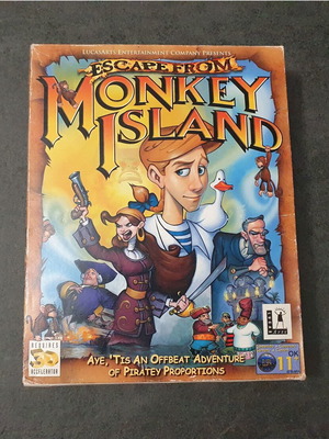 Escape from Monkey Island Big Box PC game μεταχειρισμένο, 2000