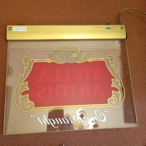 Illuminated Stella Artois beer sign like new