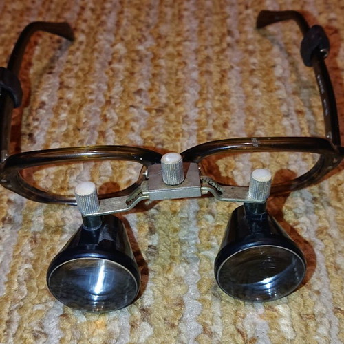 Vintage dental glasses used