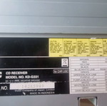 Ράδιο αυτοκινήτου JVC με CD και 6 μνήμες σαν καινούργιο