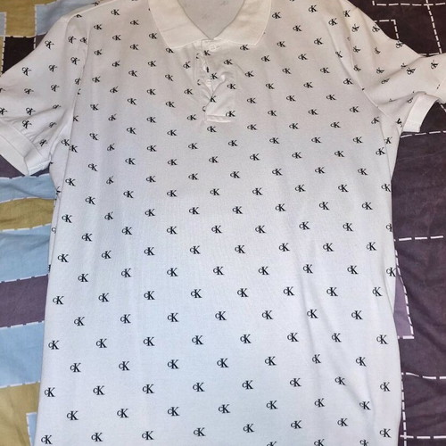 Calvin Klein white polo tshirt size M, like new