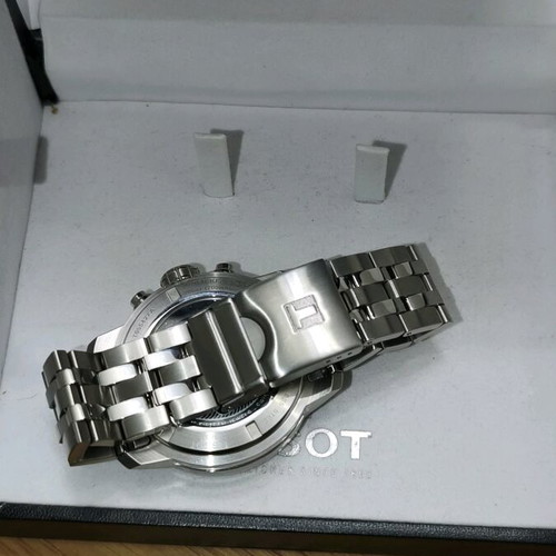 Tissot PRC200 Automatic Chronograph σαν καινούργιο ανδρικό ρολόι μαύρο ασημί