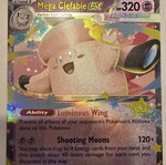 Mega Clefable ex Pokémon card like new