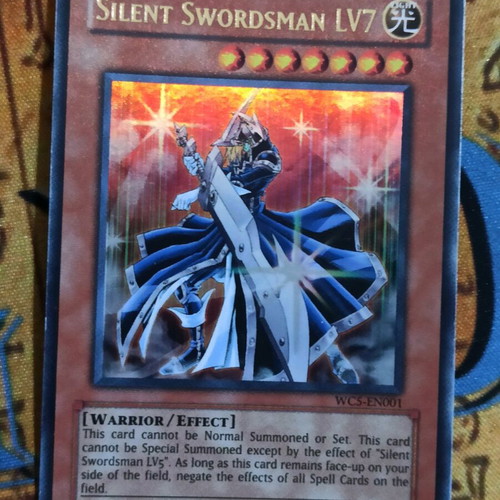 Silent Swordsman LV 7 карта употребявана, Ultra Rare, Yugioh