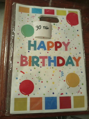 Gift bags used for children's parties