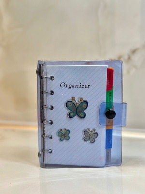 Organiser and notebook with pen new