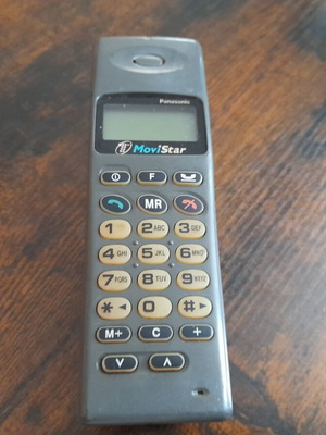 Panasonic EB-DG350 retro mobile phone used, unknown functionality