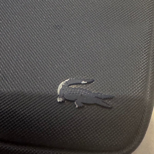 Lacoste crossbody bag, dark blue