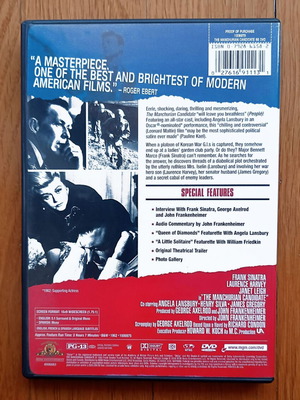 The Manchurian Candidate DVD μεταχειρισμένο, δράμα, θρίλερ χωρίς ελληνικούς υπότιτλους