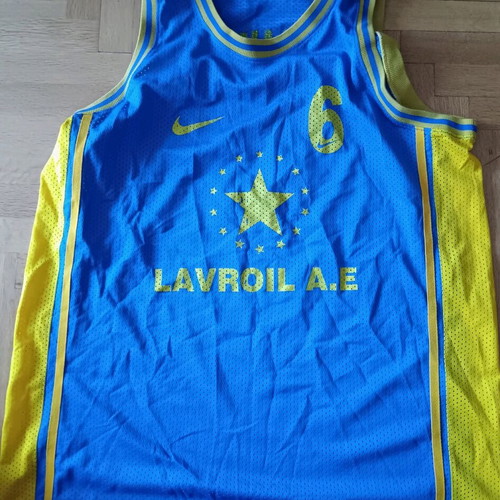 G.S Lavrio Basketball Jersey XL used Nike vintage