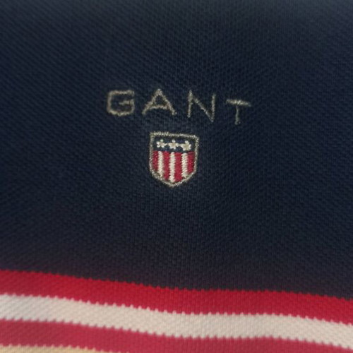 Gant polo shirt used, multicolor, size L in very good condition