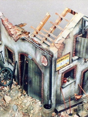 Ruined French Farmhouse Model 1/35 World War II New