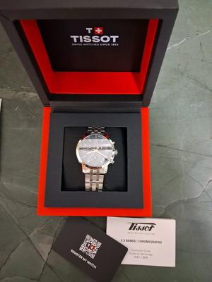 Tissot Chronograph καινούργιο, ανδρικό, μπλε