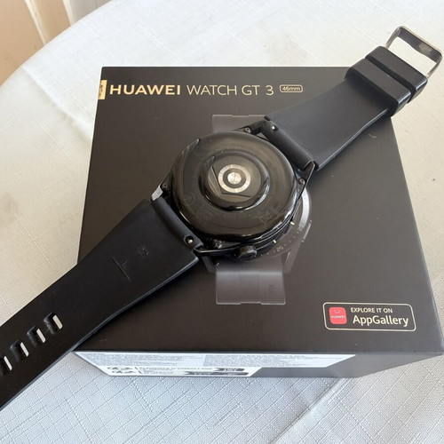 Huawei Watch GT3 smartwatch with charger and strap