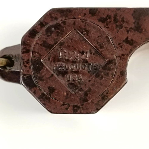 Signal Police whistle used, bakelite, 1940s