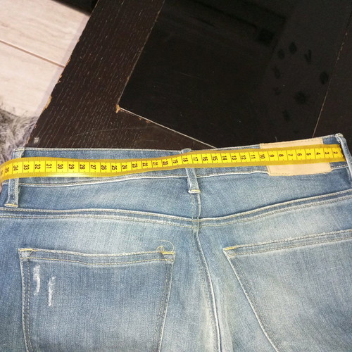 Women's slim denim pants like new, blue