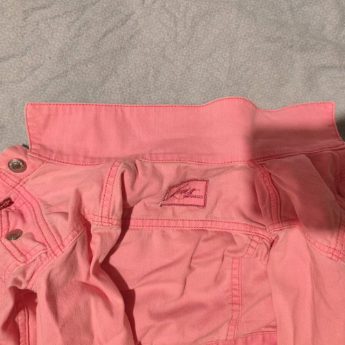 Pink Levi's denim jacket 6 months like new