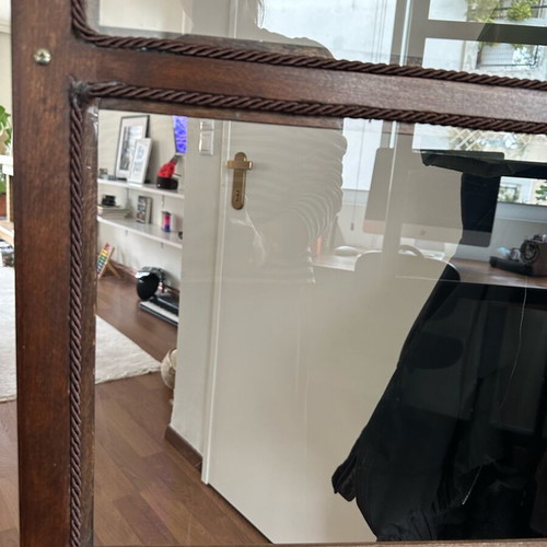 Solid Beech Display Bookcase like new