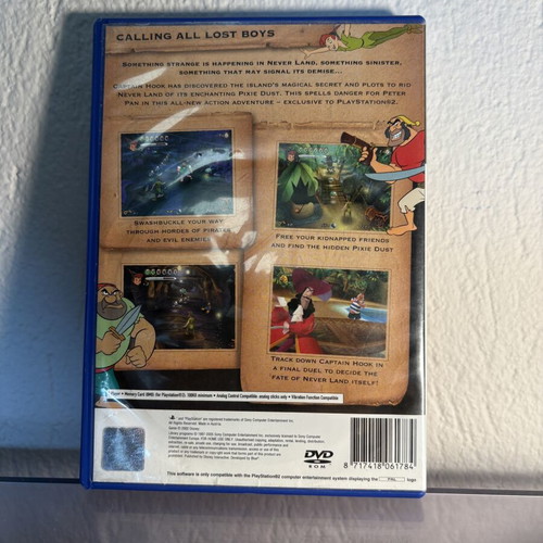 Peter Pan The Legend Of Neverland PlayStation 2 game used