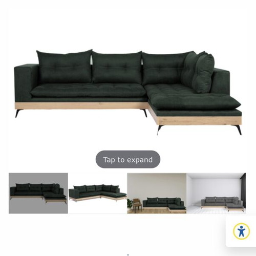 Nachevi Capri right corner oil sofa 290x240cm