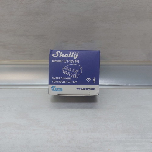 Shelly Dimmer 0/1-10V PM Gen3 smart dimmer with Wi-Fi & Bluetooth