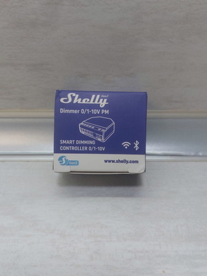 Shelly Dimmer 0/1-10V PM Gen3 smart dimmer with Wi-Fi & Bluetooth