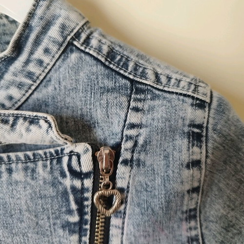 Cremix kids denim jacket like new, size 128, blue